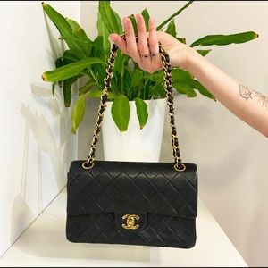 Pristine Chanel Lambskin Quilted Double Flap